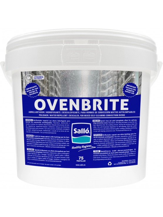 Pastilhas de Abrilhantador para Forno - 75 Unidades