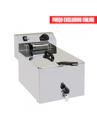 Fritadeira Elétrica com Torneira - 10 Litros