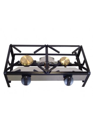 Trempe a Gás - 2 Queimadores 100/80 - Válvula de Segurança