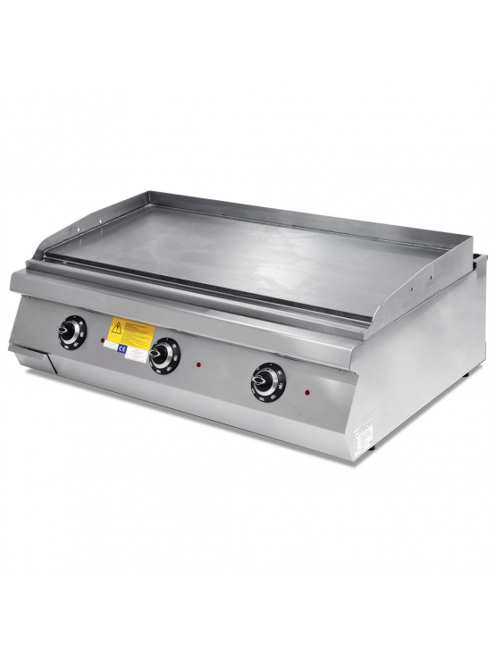 Fry Top Elétrico Liso Placa Cromada - Chapa - 900mm